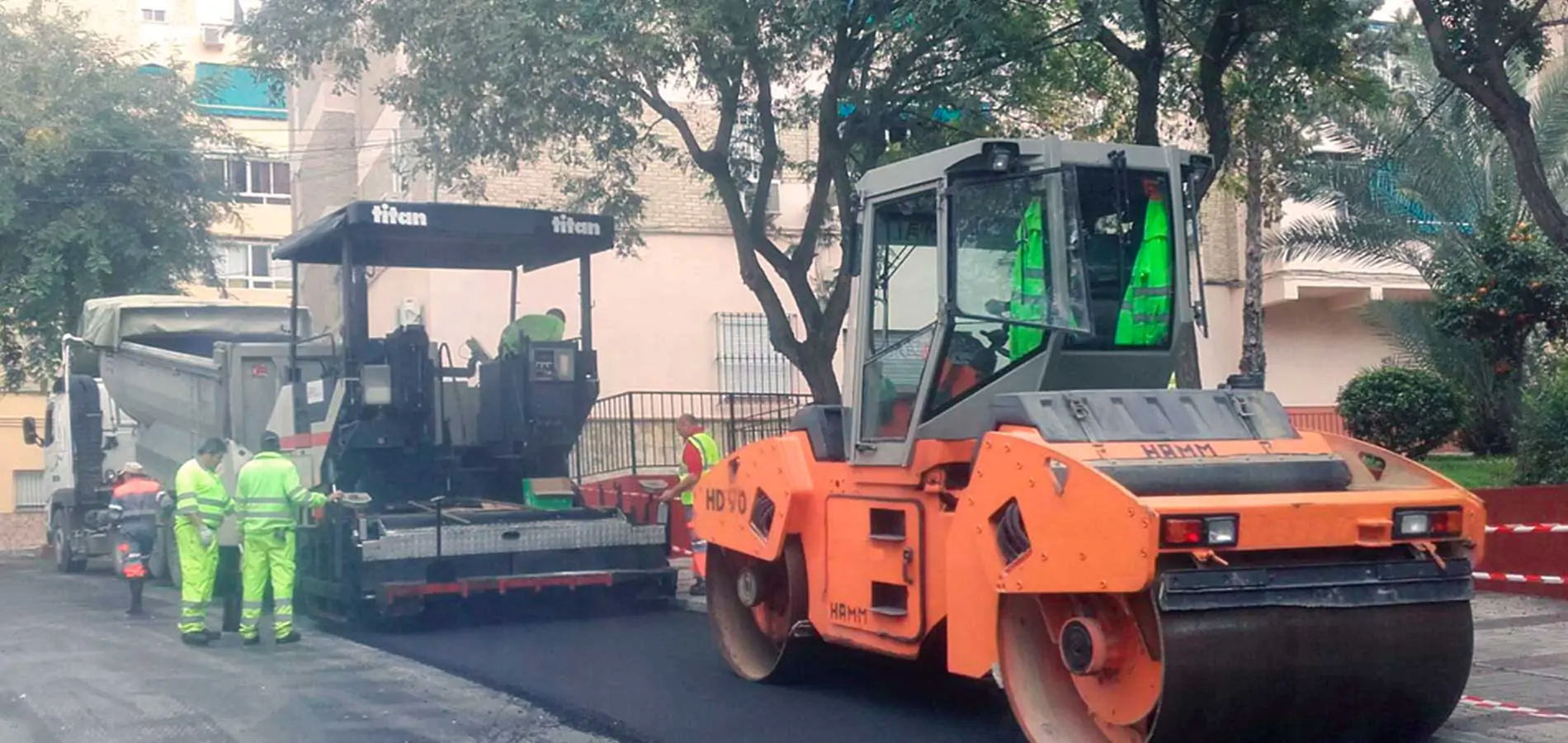 Rehabilitación de firmes en la ciudad de Málaga