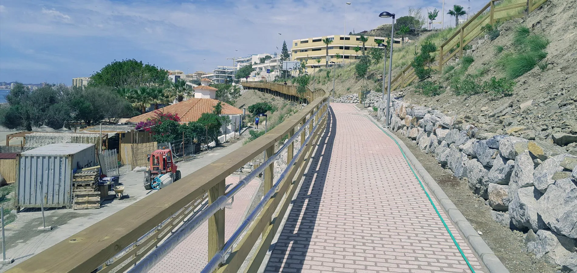 Obras ambientales paseo maritimo carvajal