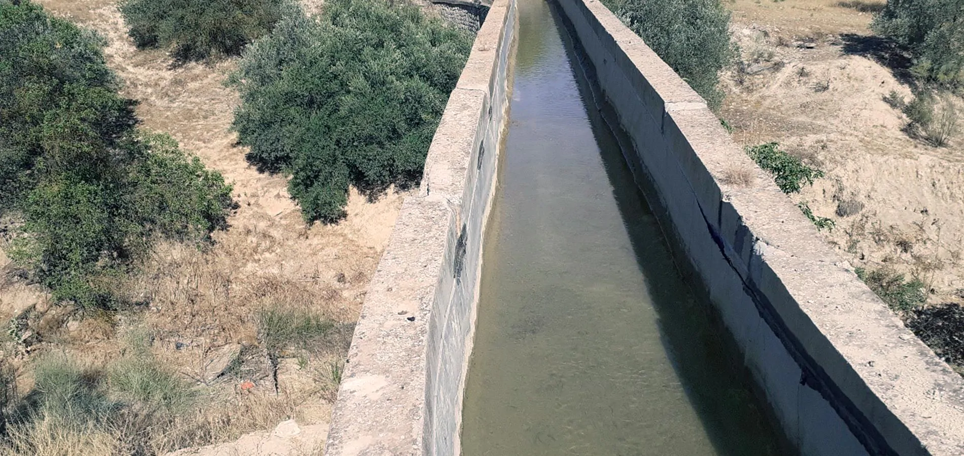 Canales de zonas regables de Granada