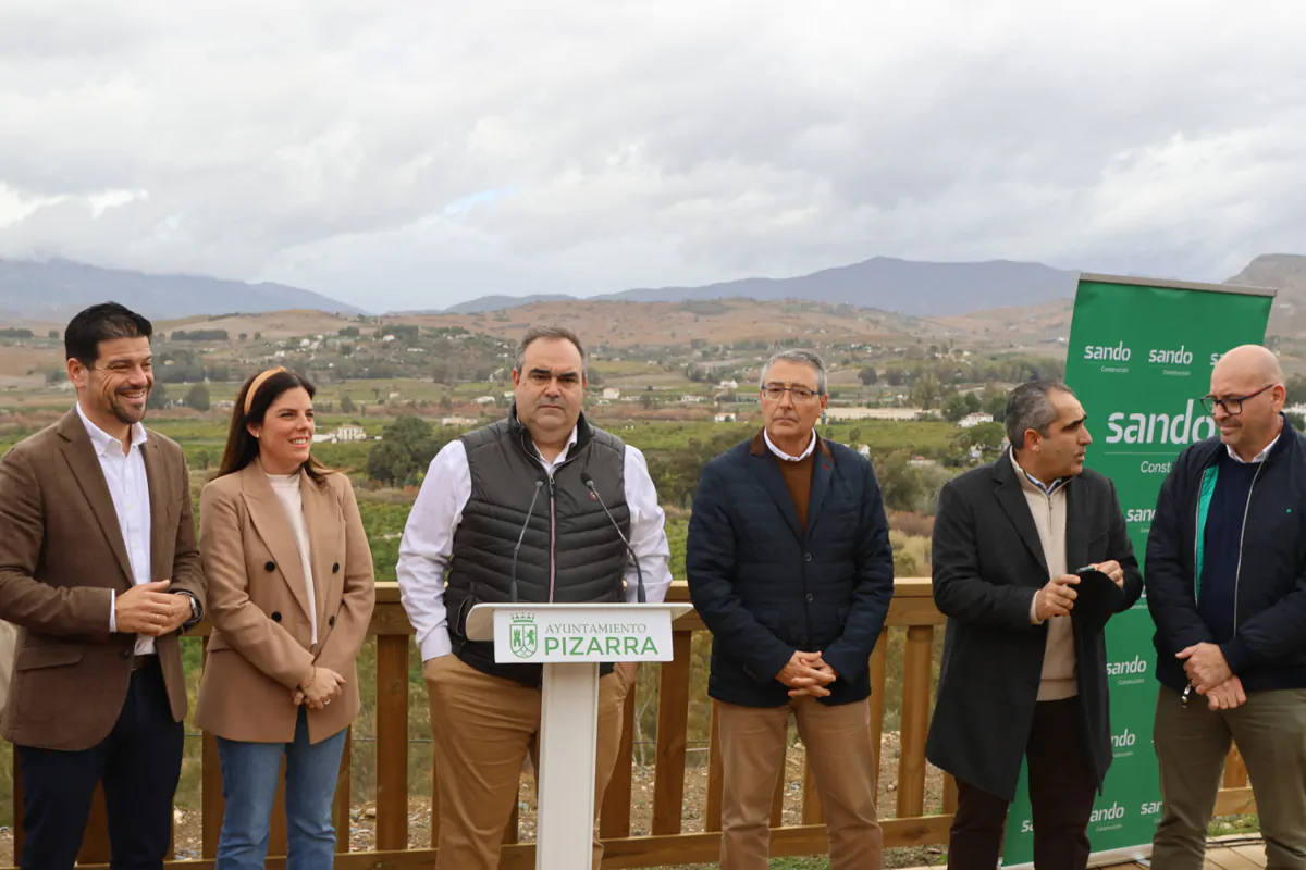 Se ha inaugurado el nuevo tramo del Corredor Verde construido por Sando en Pizarra. Un proyecto para la recuperación del río Guadalhorce.