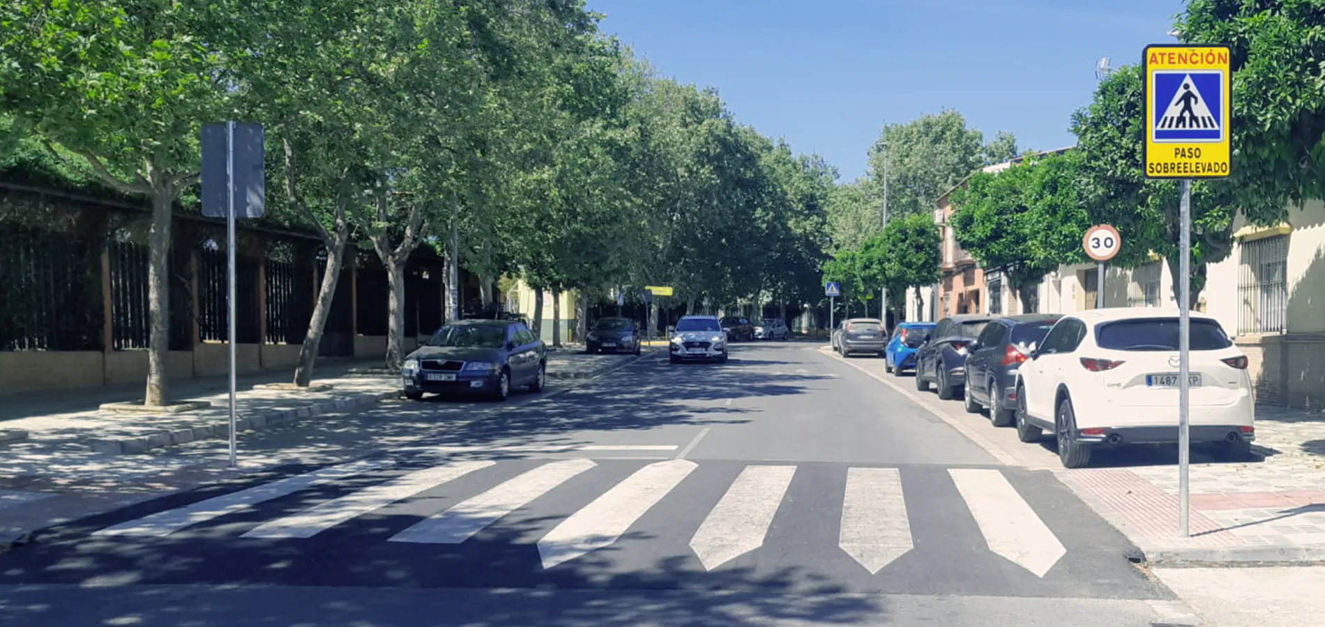 Conacon Sando se encarga del mantenimiento del viario de Bormujos en Sevilla, con acciones para la mejora de la accesibilidad.