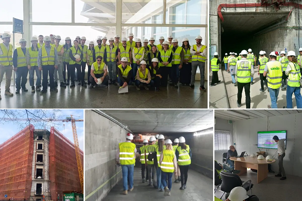 Sando Construcción ha organizado dos jornadas informativas para estudiantes de ingeniería de Caminos en Madrid.