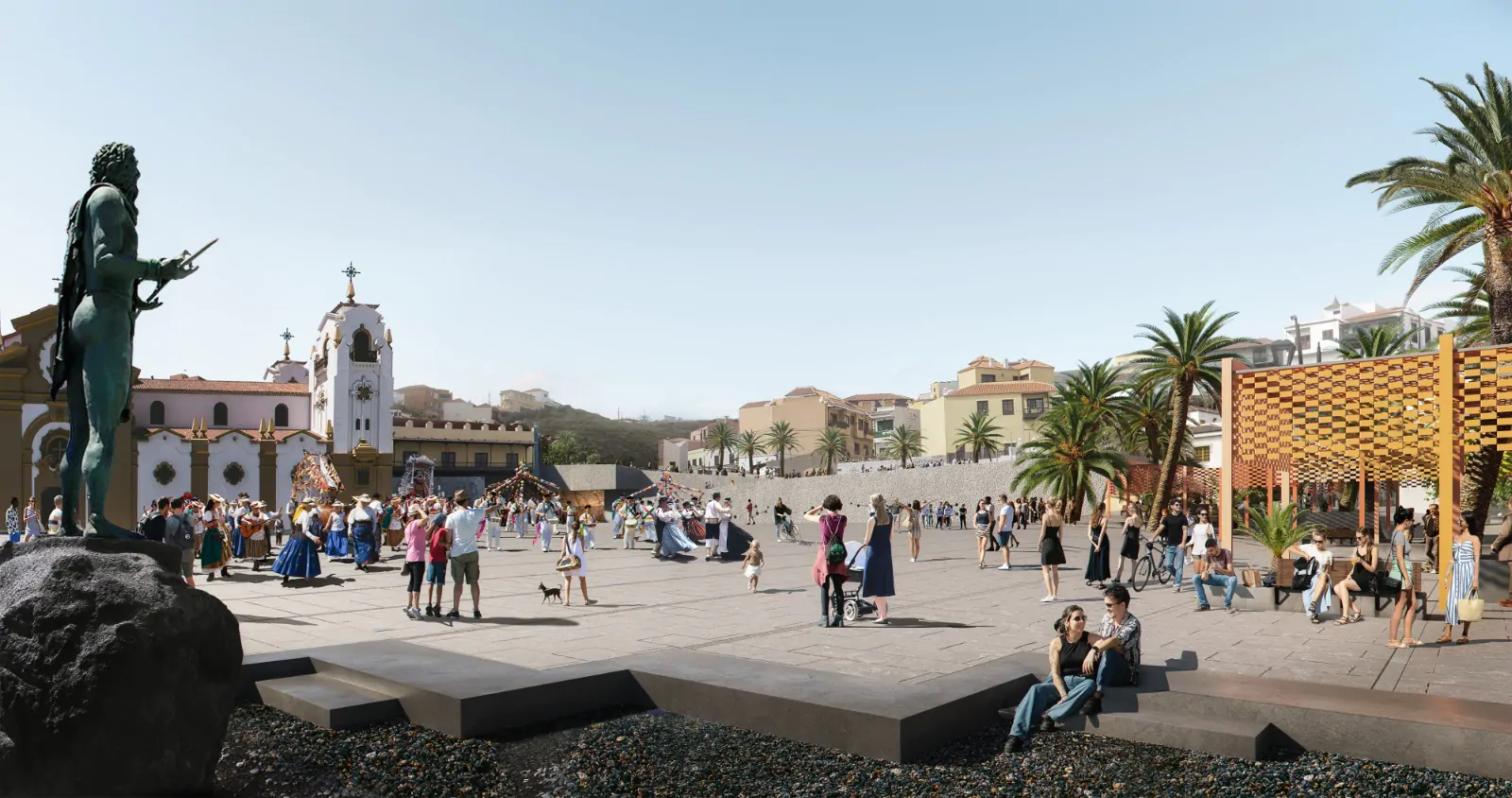 El Cabildo de Tenerife ha adjudicado a Sando Construcción la ejecución del proyecto de remodelación de la plaza de la Patrona de Canarias en el municipio de Candelaria. Unas obras que tienen un presupuesto superior a los dieciséis millones de euros.